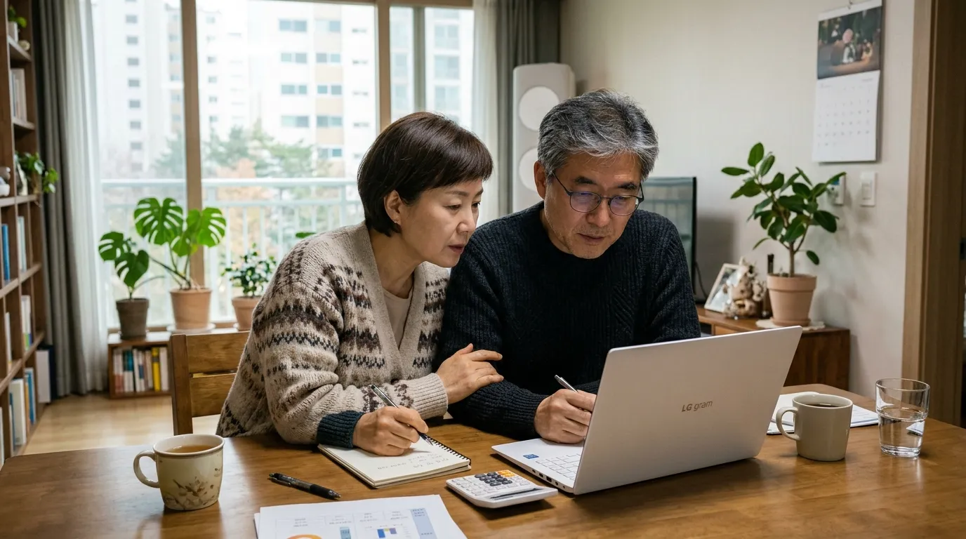 ISA 만기 후 연금 이체 전략을 검토하는 모습