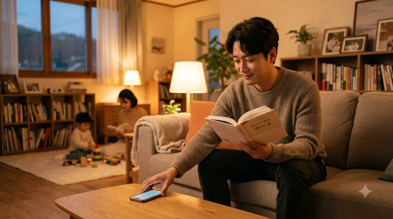 SNS에서 벗어나 현실의 연결을 선택하는 한국인 남성